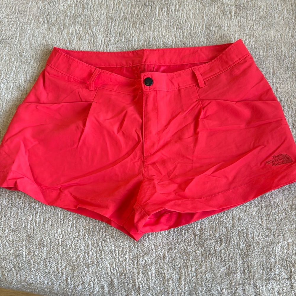 The North Face pink shorts